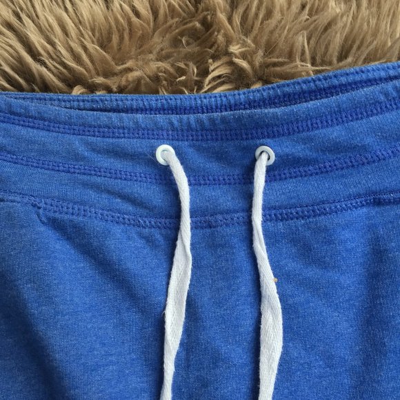 Blue athletic cotton blend skort with pockets - size M - Picture 3 of 8